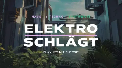 grüne futuristische Musik-Playlist