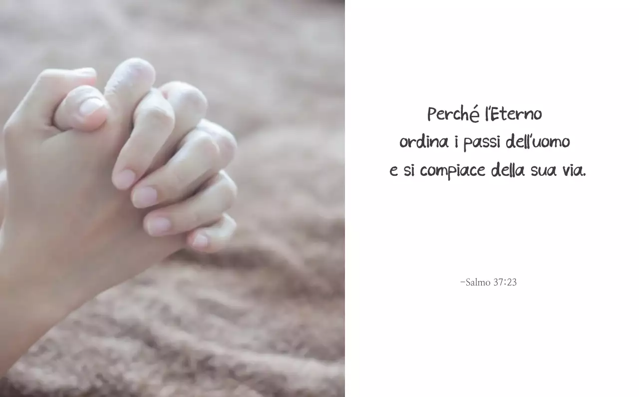 Promozione della chiesa biblica in calligrafia semplice