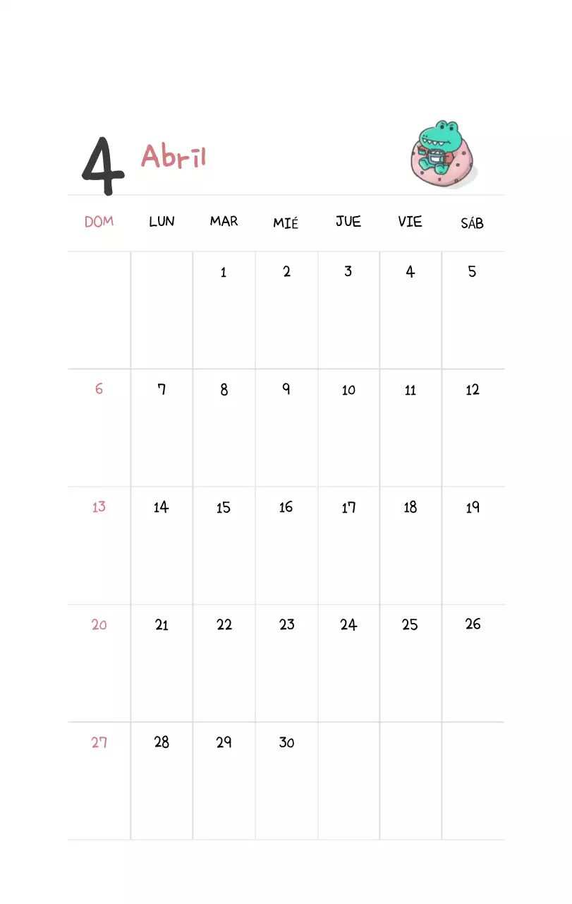 Un calendario con un bonito concepto de ilustración de Ago