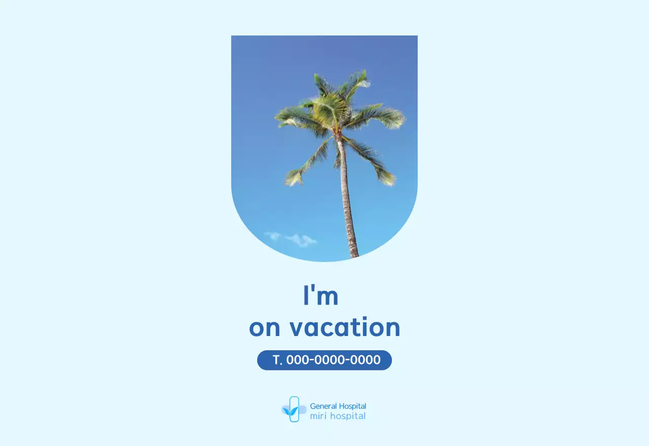 Kalender Rumah Sakit Modern Biru