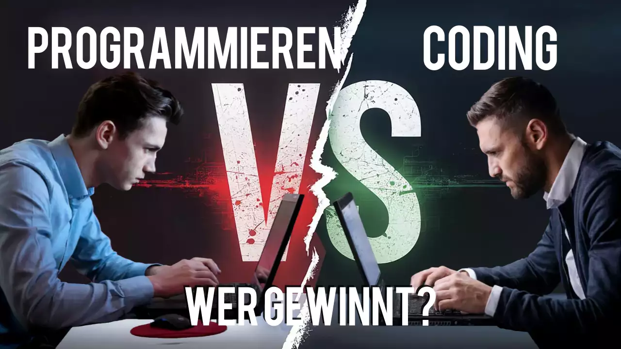 rotes Plakat zur modernen Technikdebatte