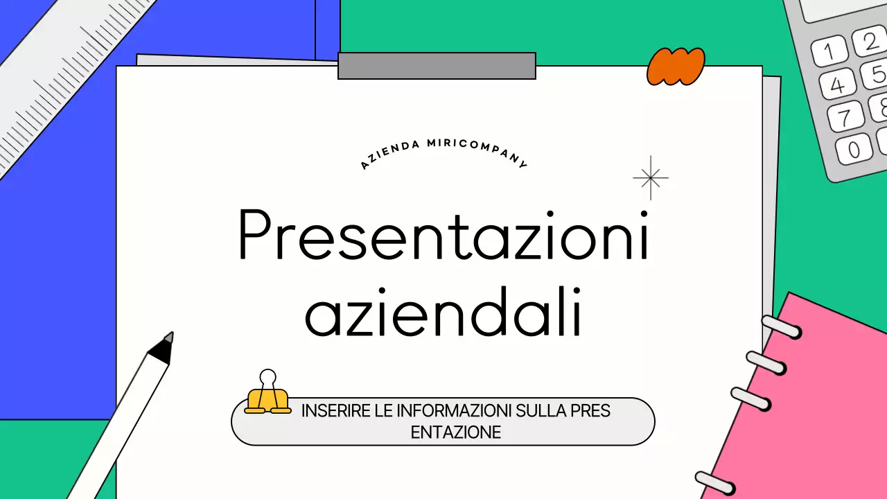 Un brief aziendale verde e coccoloso