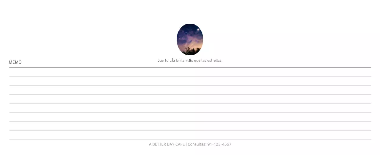 Calendario blanco de naturaleza botánica limpia
