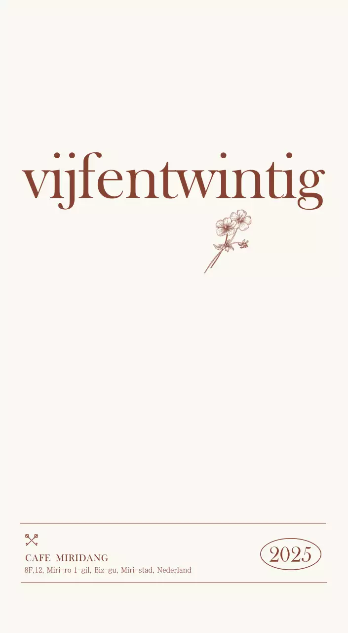 Promote Beige Vintage Café