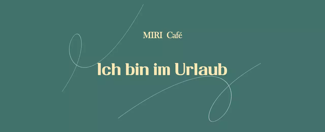 Ein moderner Café-Kalender mit Empfehlungen für das Getränk des Monats
