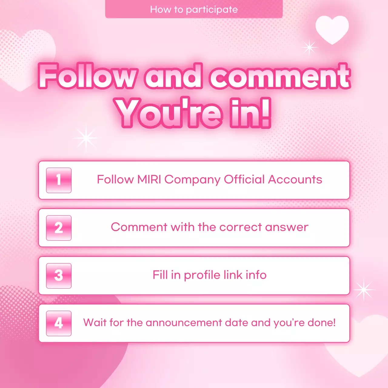 Pink Trendy Event Promotion Instagram Carousel