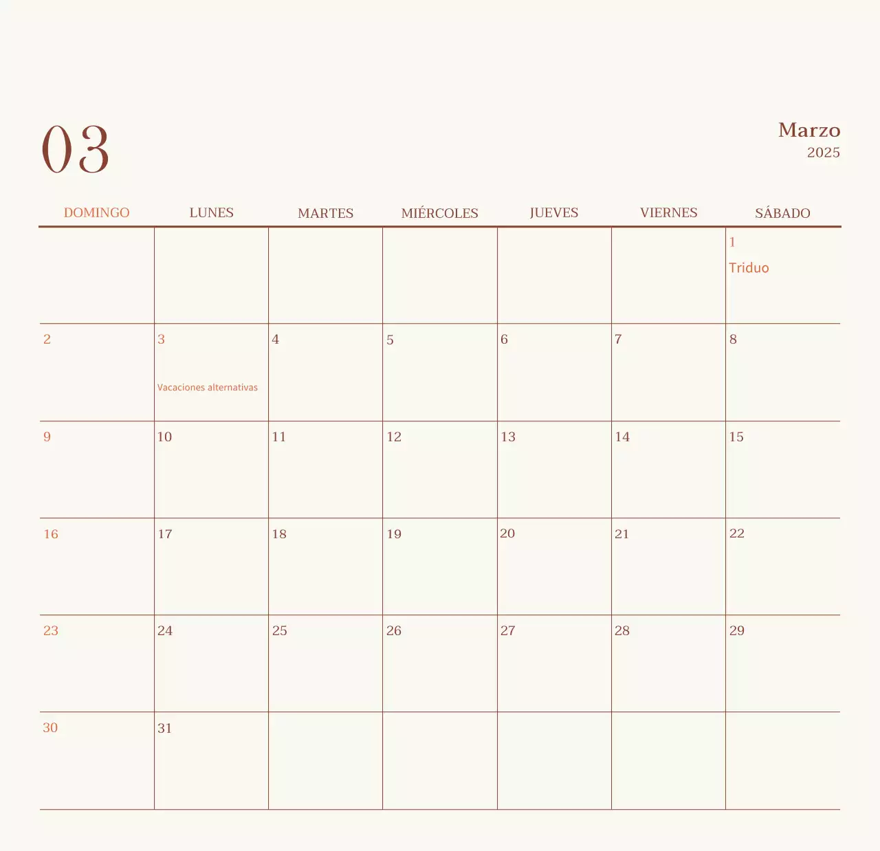 Promover Beige Vintage Cafe