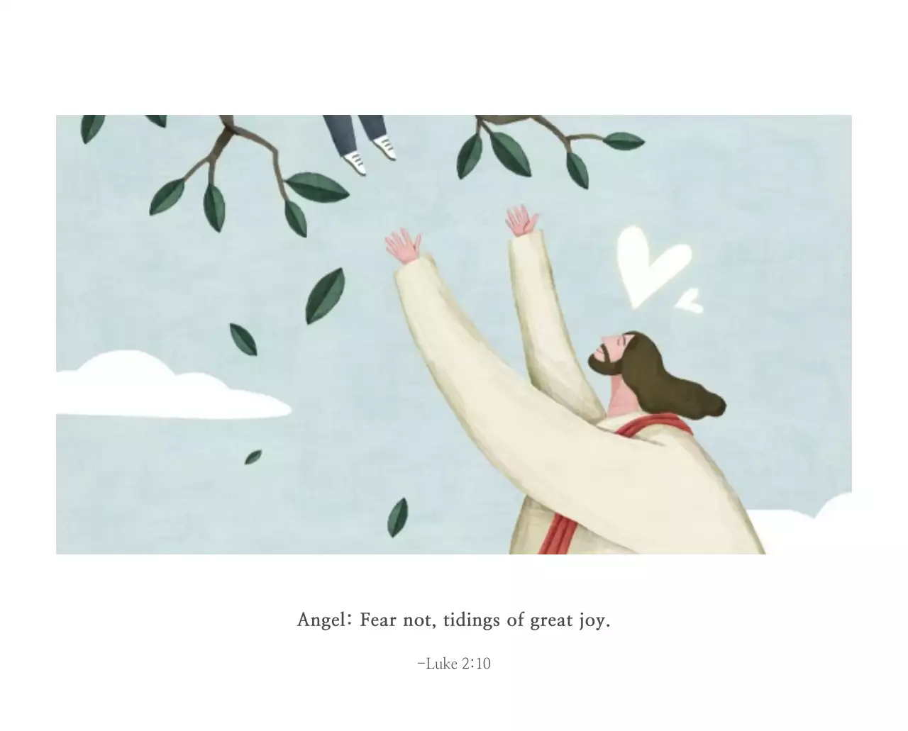 Ilustrasi gereja yang bersih dengan warna pastel