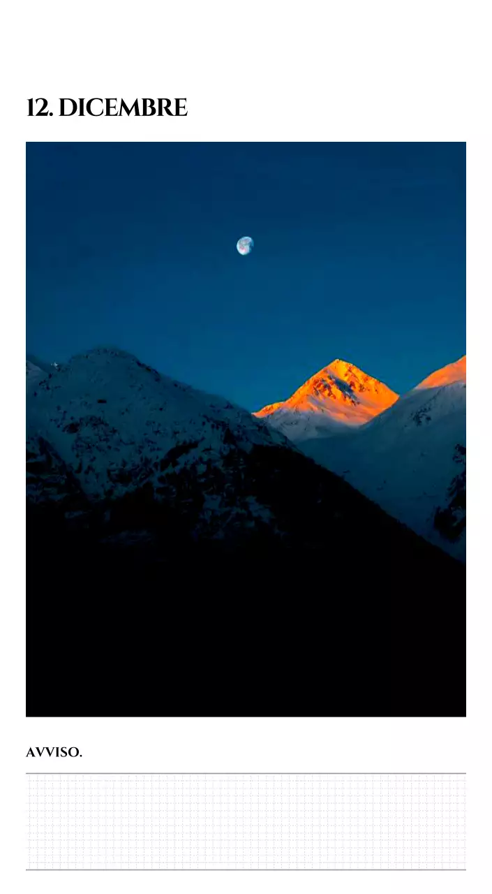 Calendario semplice con concetto di fotografia di viaggio emozionale in bianco e nero