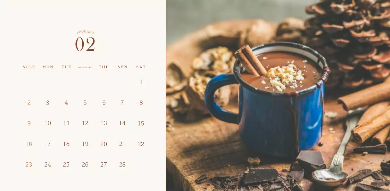 Promuovere il caffè vintage beige