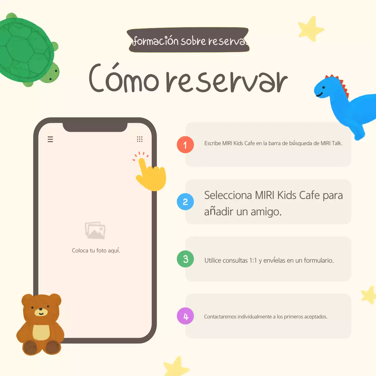 Promoción de los acogedores cafés infantiles de Ivory