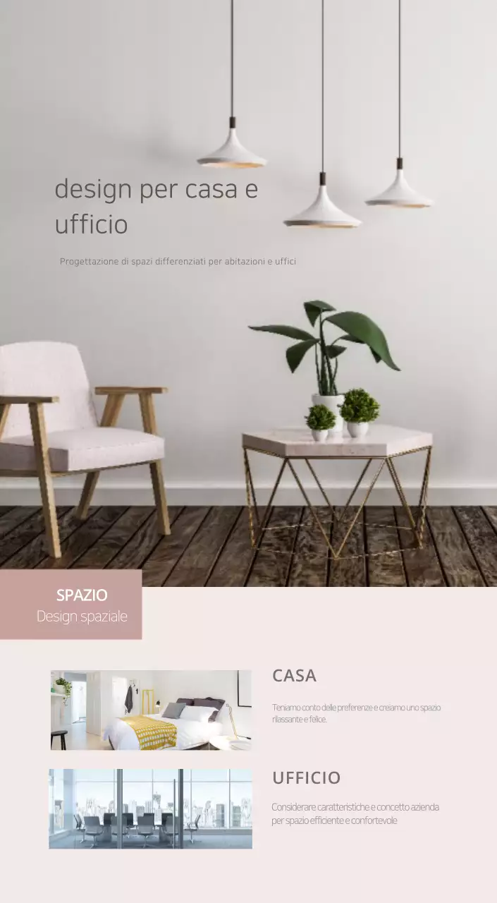 Calendario interno minimalista beige