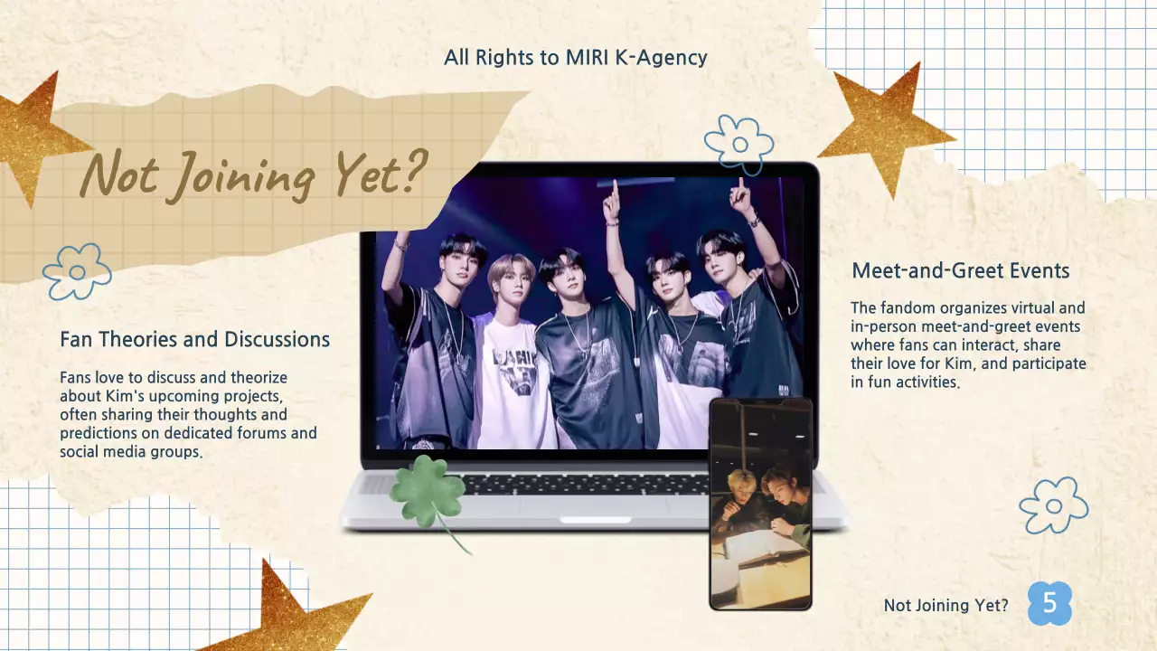 Beige Modern K-Drama Pitch Presentation