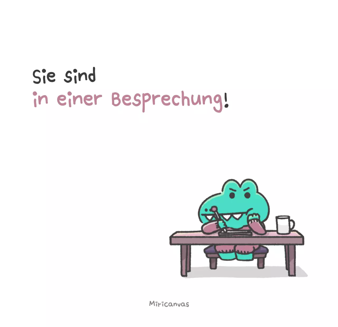 Ein Kalender mit einem niedlichen Ago-Illustrationskonzept