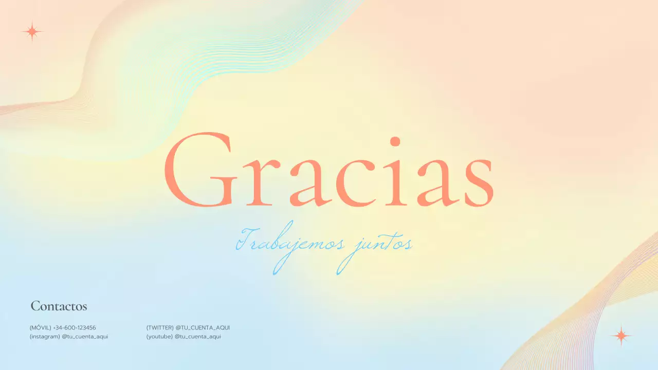 cartera de marketing pastel elegant