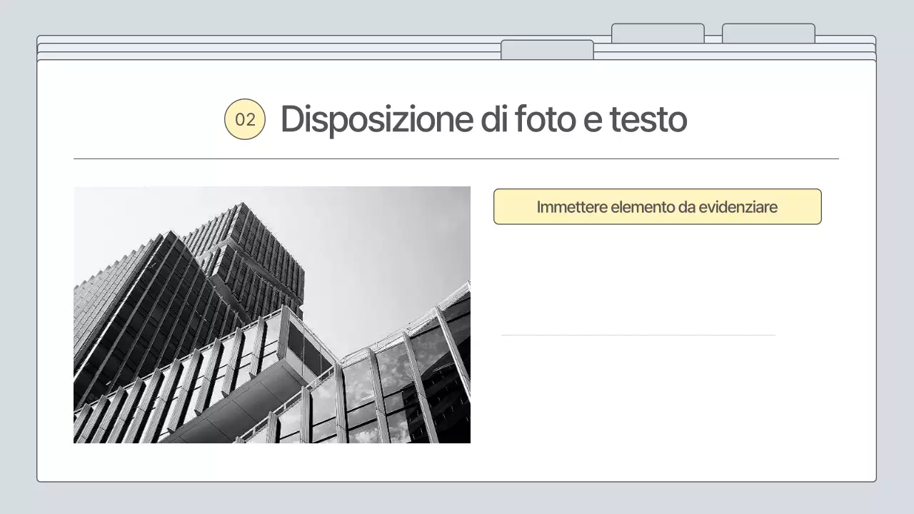 Un business plan semplice e grigio