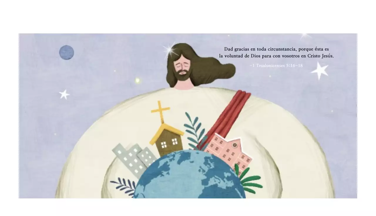 Pastel limpio ilustración iglesia