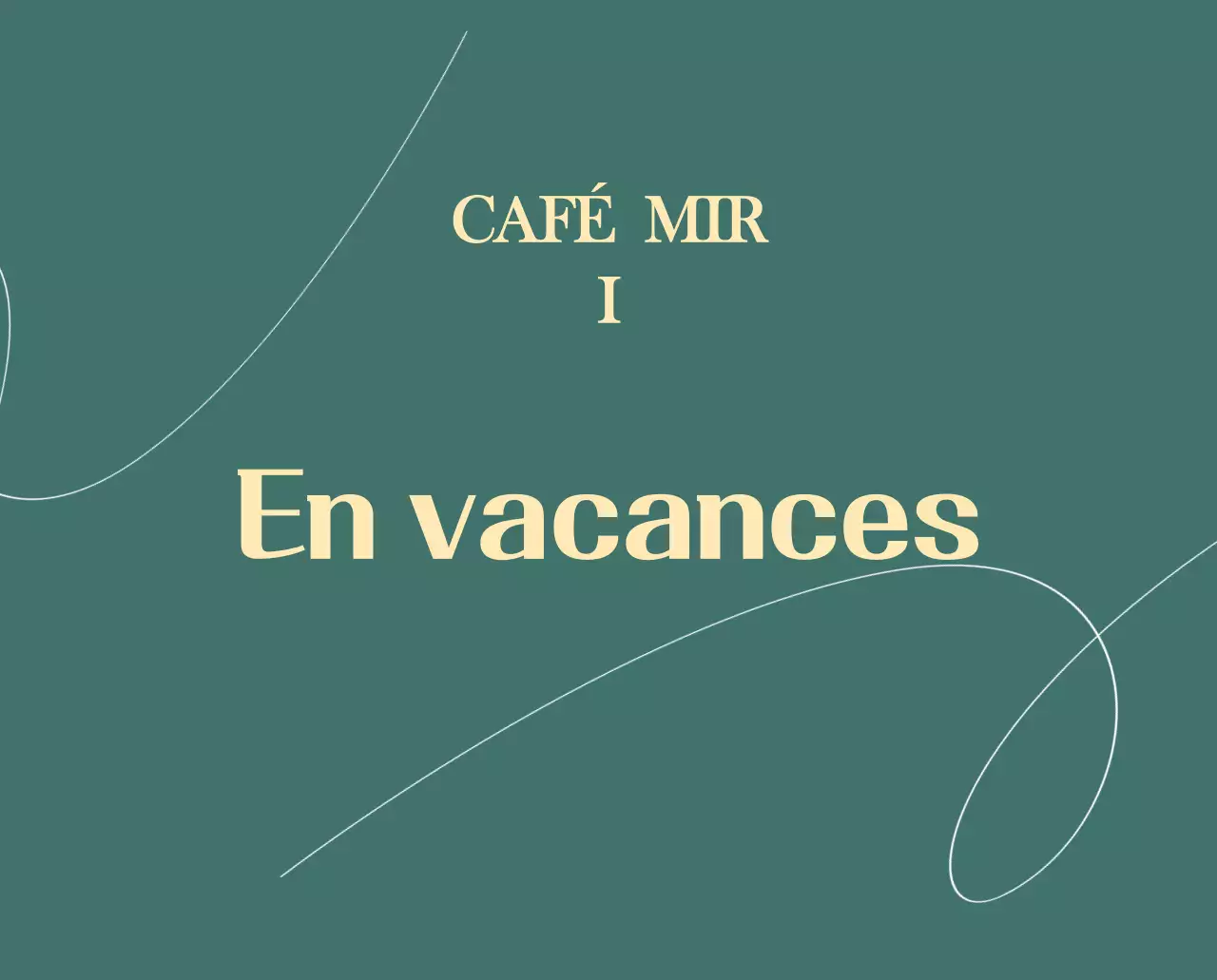 Un calendrier moderne pour les cafés avec des recommandations sur la boisson du mois.