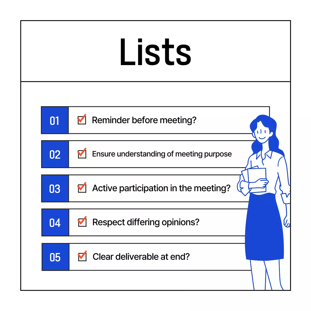 Blue Modern Business Newsletter Instagram Carousel