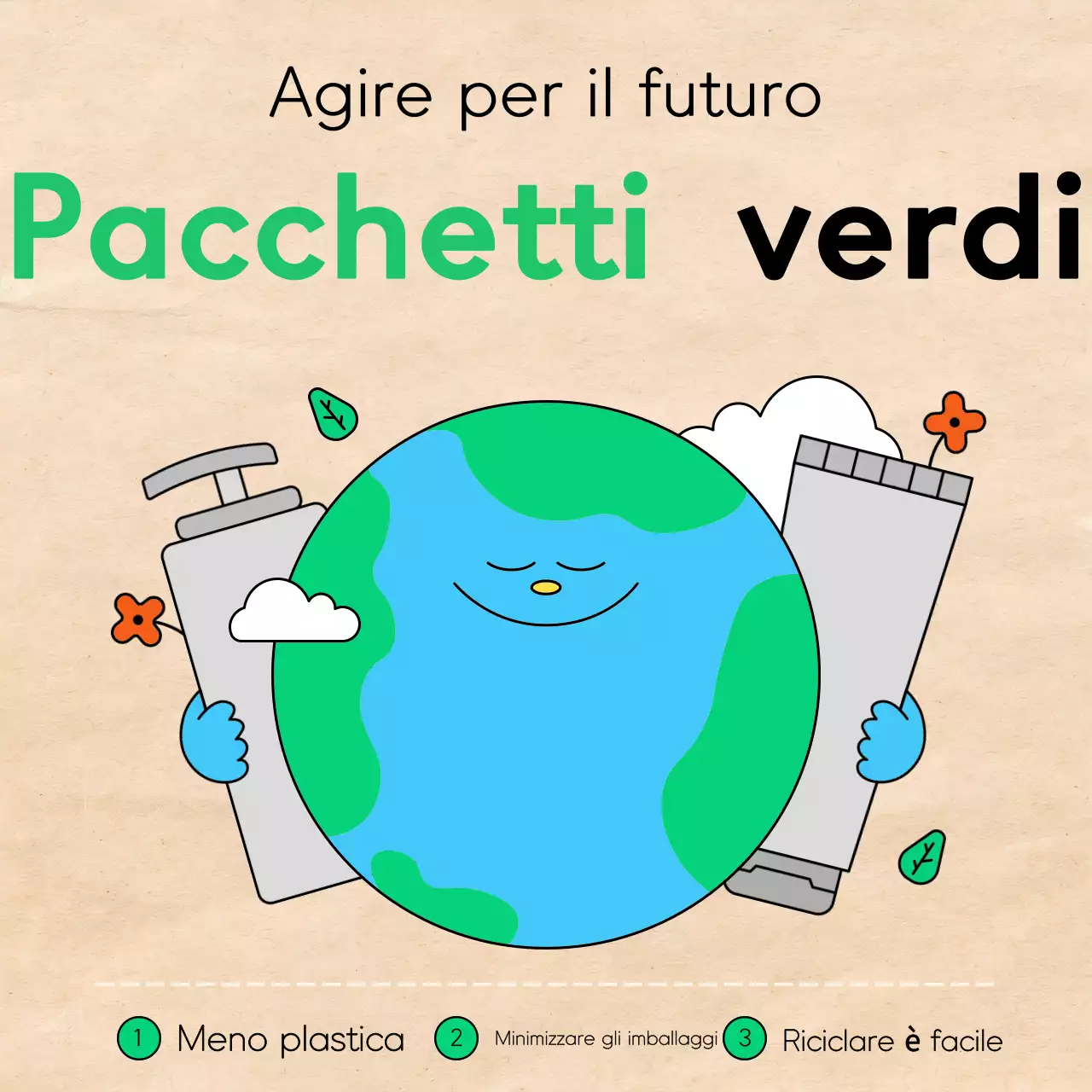 Promuovere un pacchetto ecologico pulito, verde e azzurro