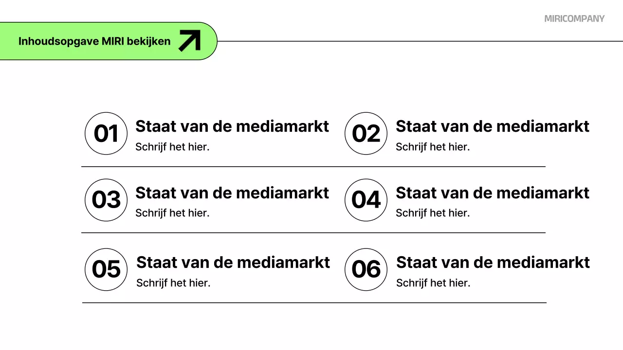 Abstract Analyse van schone media