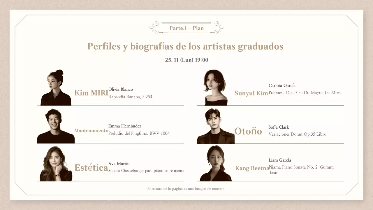 Guía de conciertos de Clásica Beige