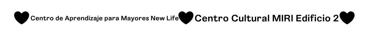 Centros de asistencia a las personas mayores Publicidad simple para las instituciones públicas