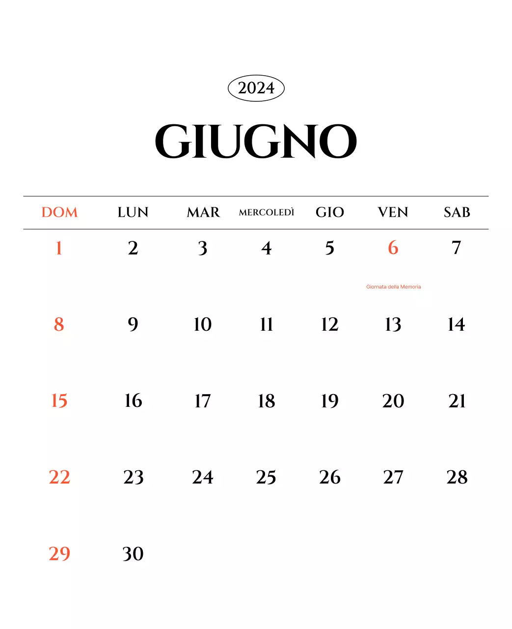 Calendario semplice con concetto di fotografia di viaggio emozionale in bianco e nero