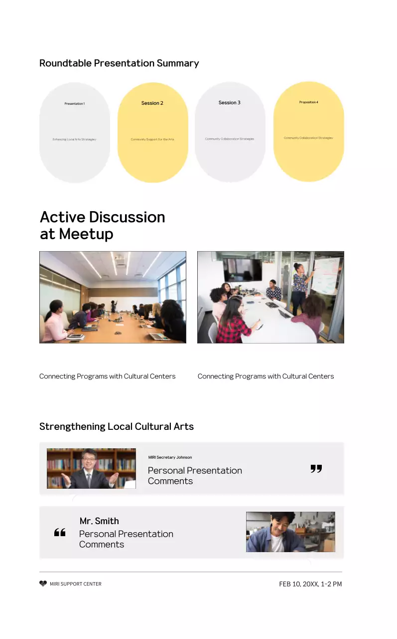 Pengumuman konferensi dengan bentuk yang sederhana