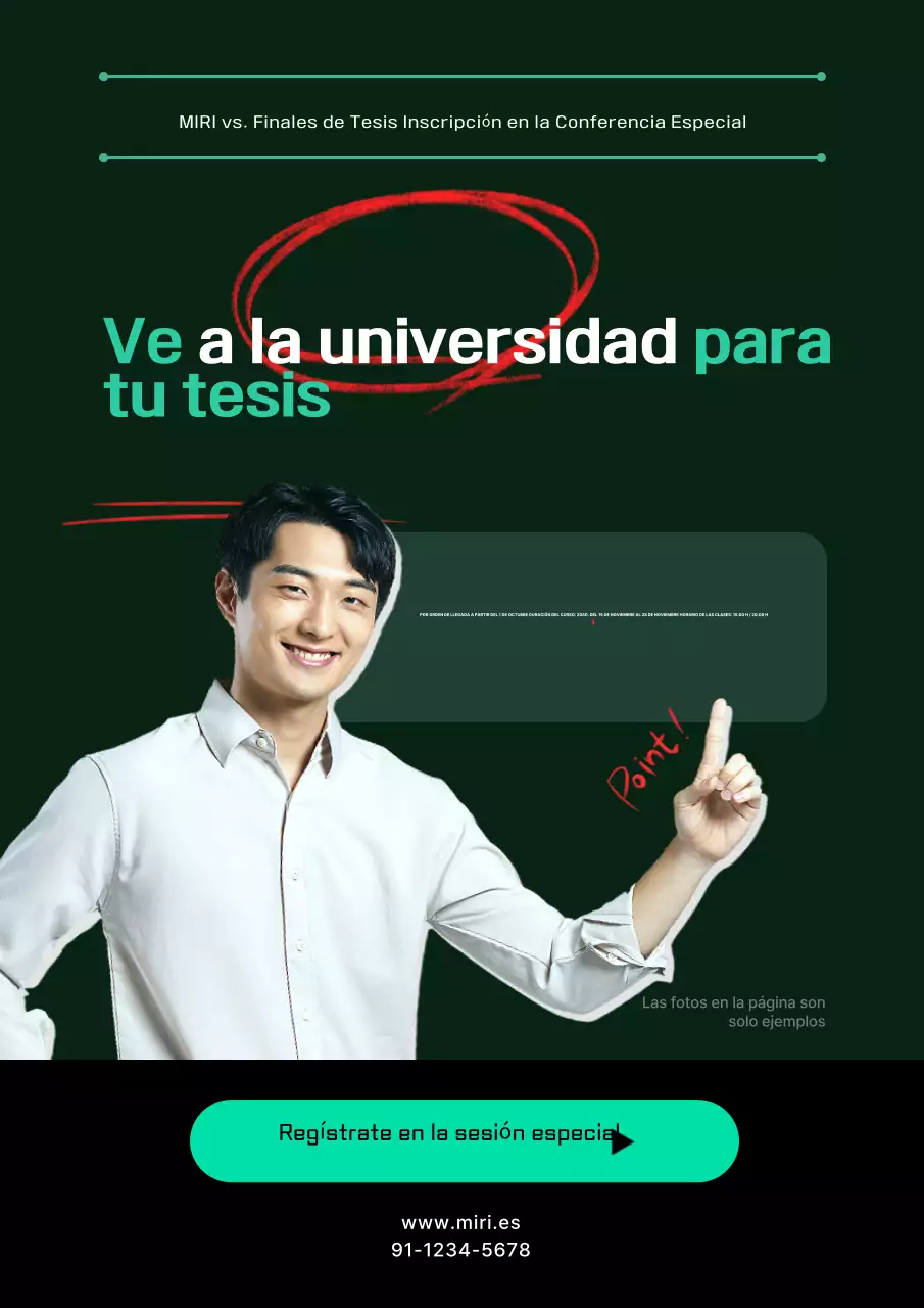 Un anuncio moderno y ecológico para un curso de redacción de ensayos