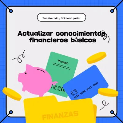 Blue Educación financiera moderna