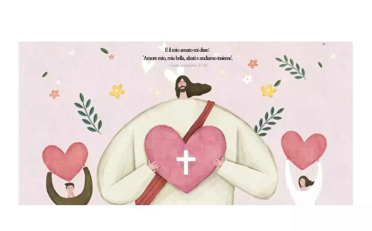 Chiesa illustrazione pulita pastello