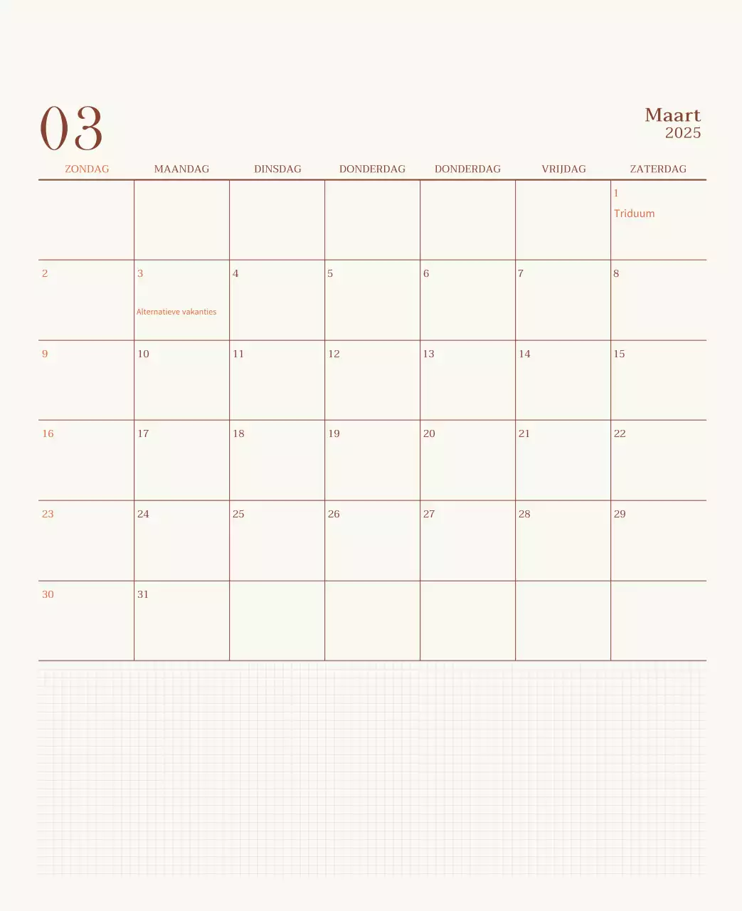 Promoot Beige Vintage Café