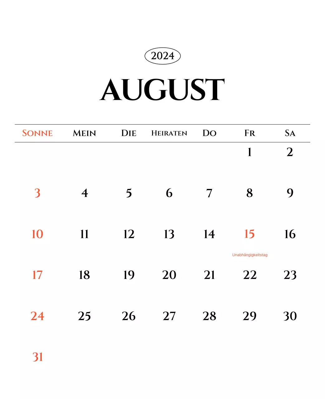 Einfacher Kalender mit schwarzer und weißer emotionaler Reisefotografie Konzept