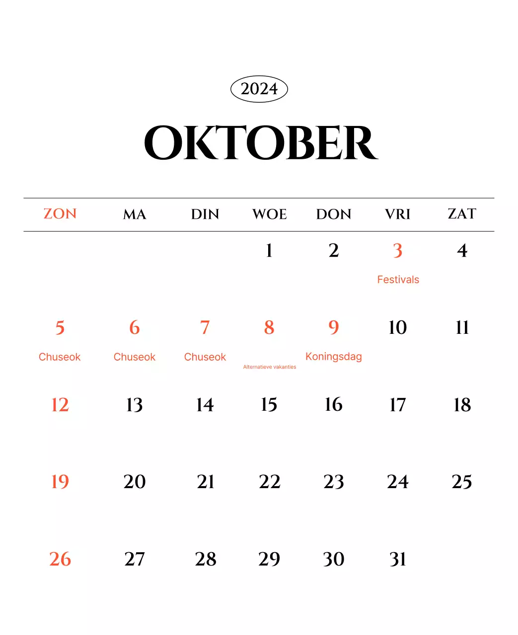 Eenvoudige kalender met zwart-wit emotionele reisfotografie concept