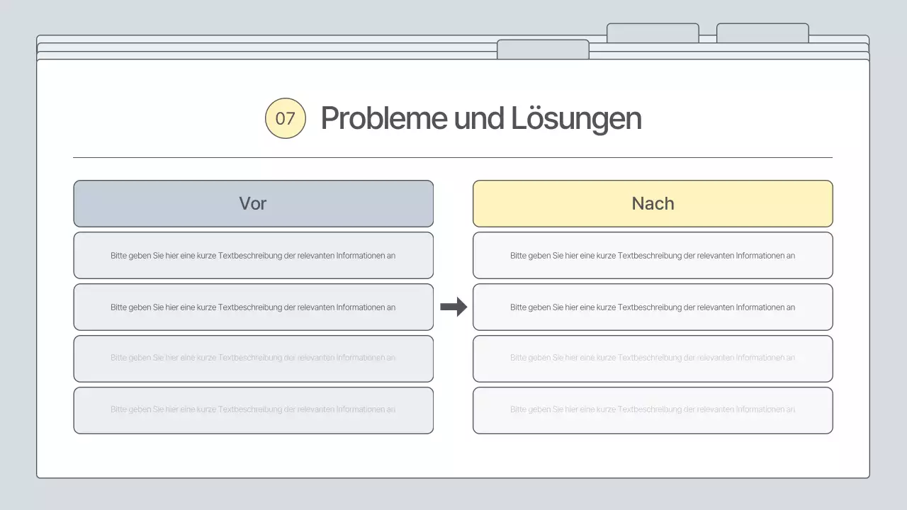 Ein einfacher, grauer Geschäftsplan