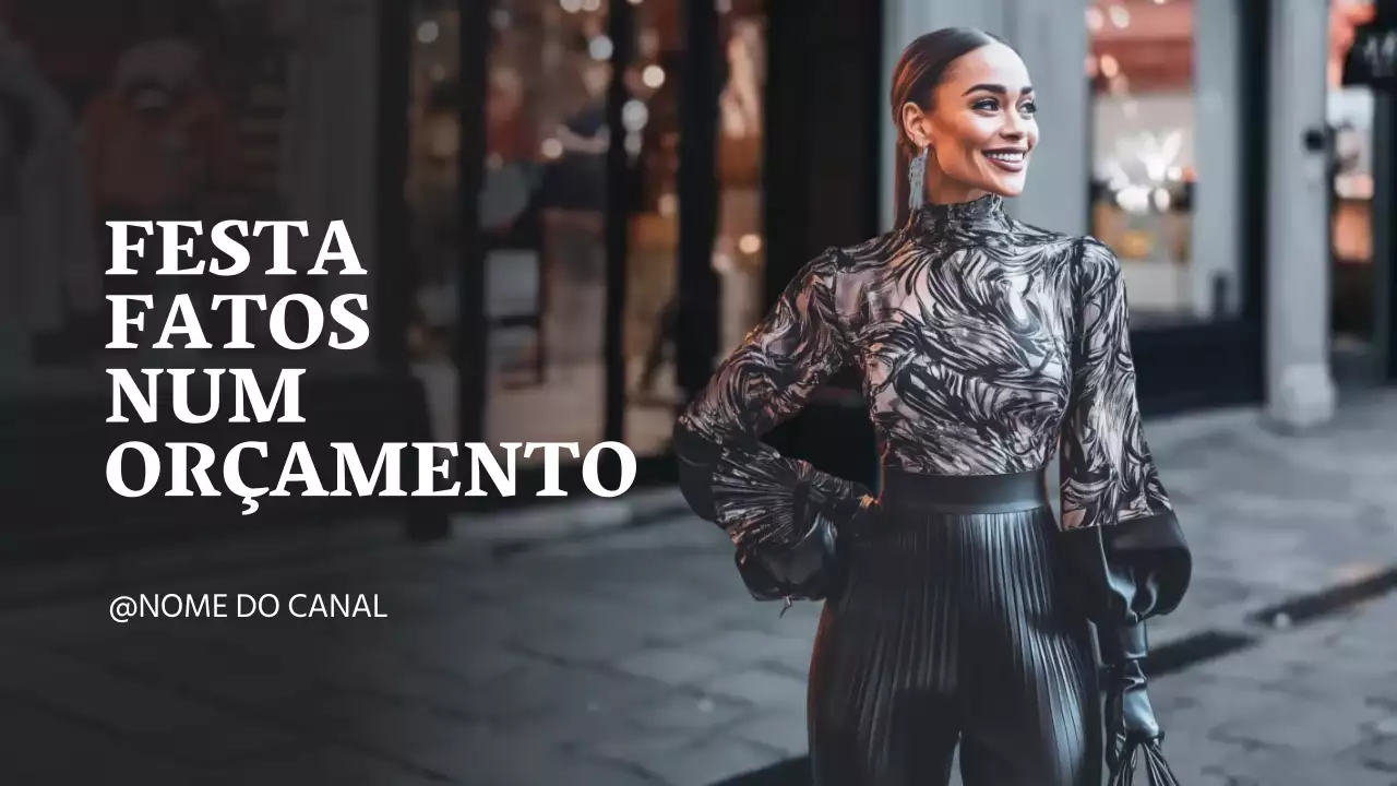 Promoção de moda preta