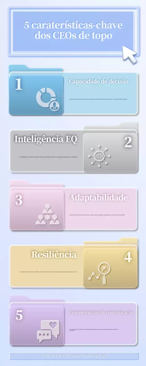 guia de liderança moderna azul