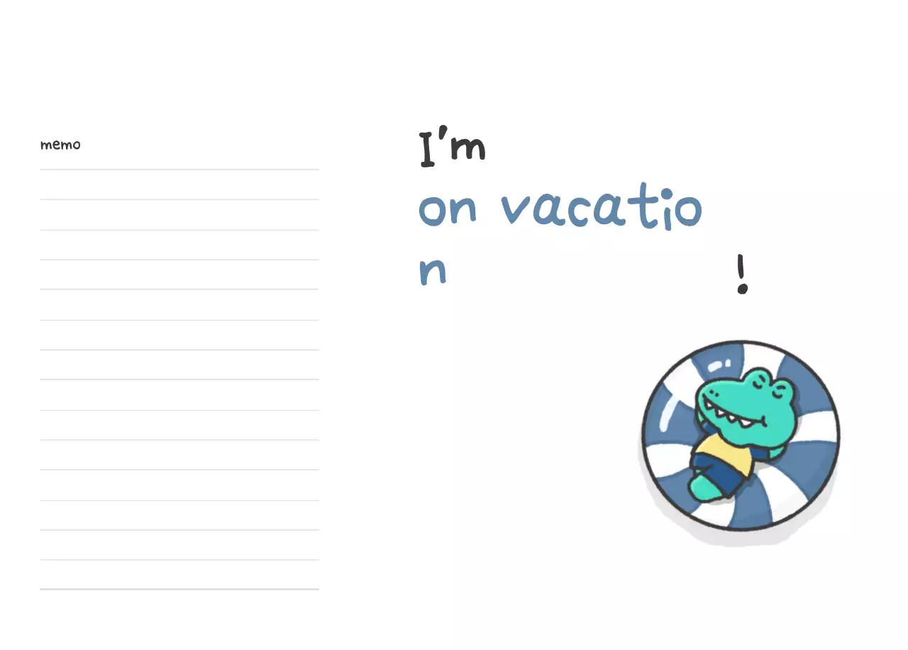 A calendar with a cute Argo illustration concept