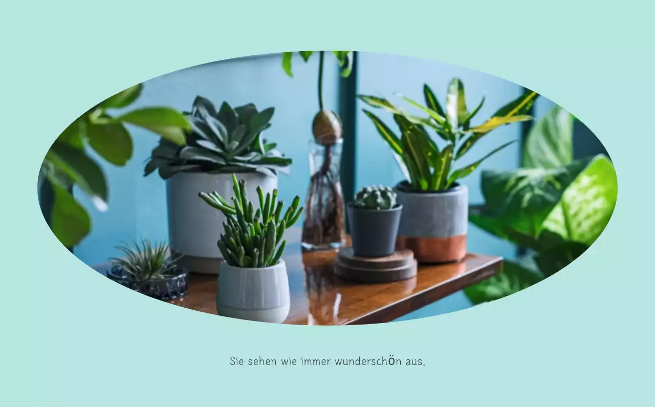 Weißer sauberer botanischer Naturkalender