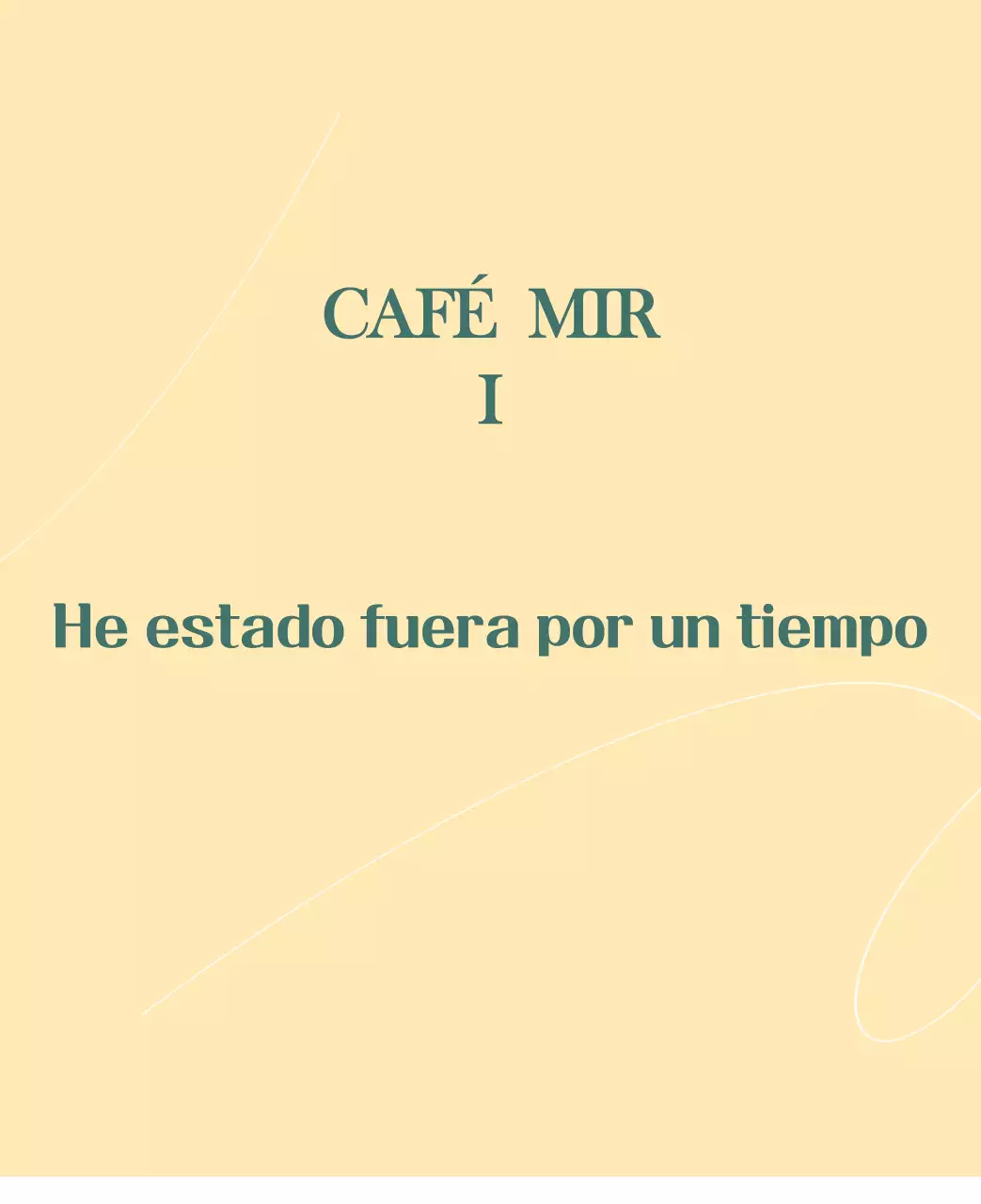 Un moderno calendario de cafeterías con recomendaciones para la bebida del mes
