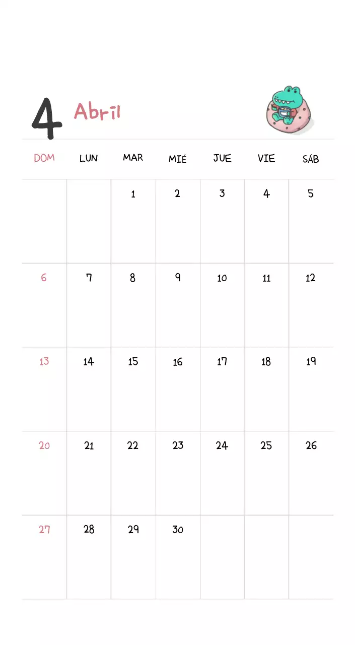 Un calendario con un bonito concepto de ilustración de Ago