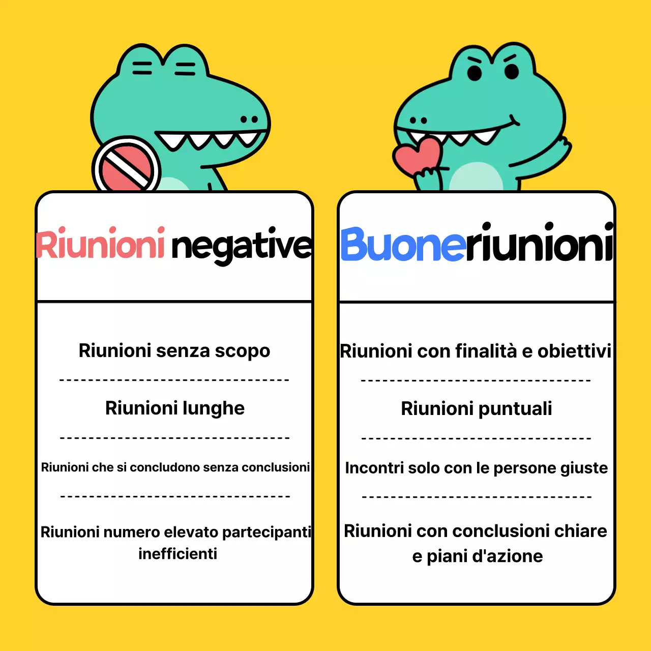 La newsletter della riunione aziendale gialla e carina