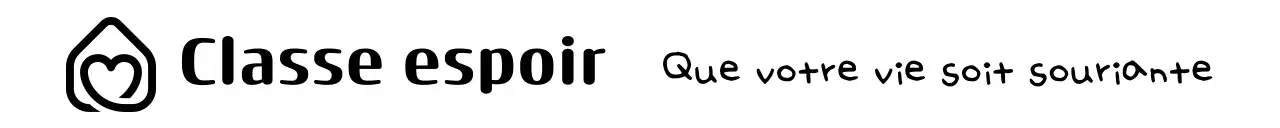 Logo éducation simple en noir et blanc