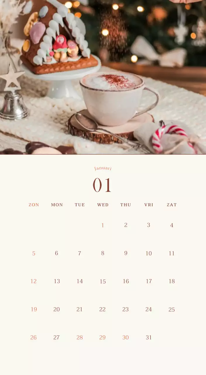 Promote Beige Vintage Café