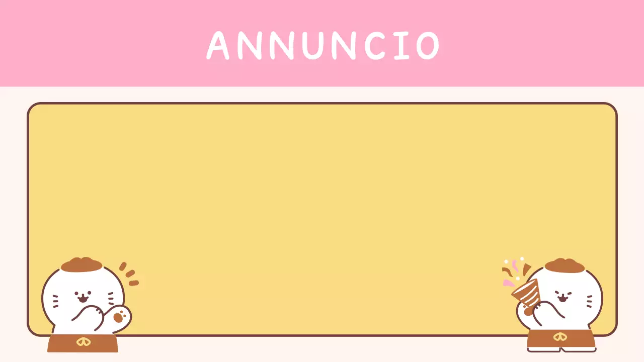 Agenda gialla semplice per la scuola