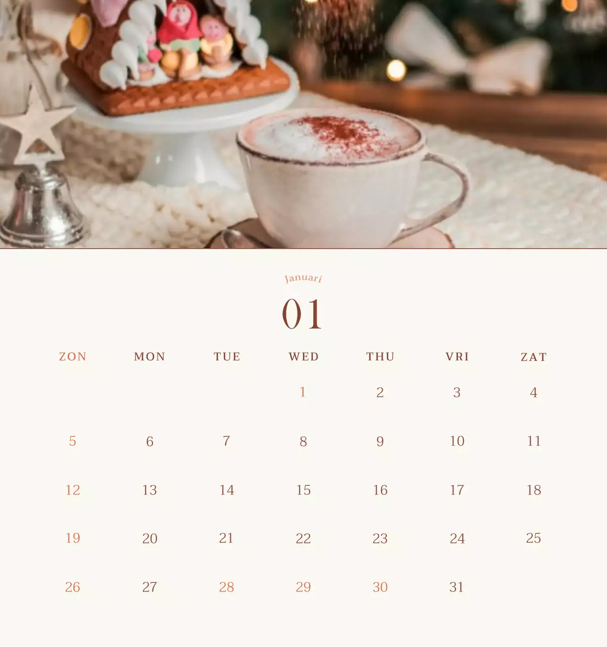 Promote Beige Vintage Café