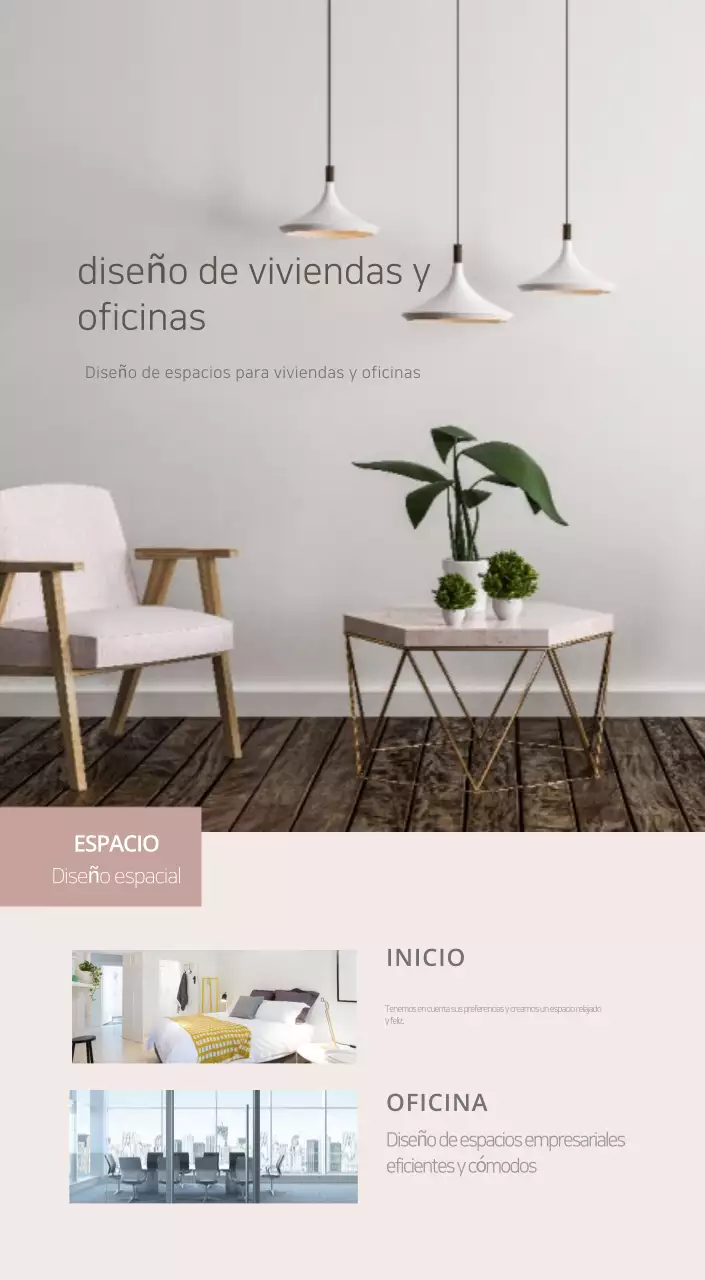 Calendario interior minimalista beige