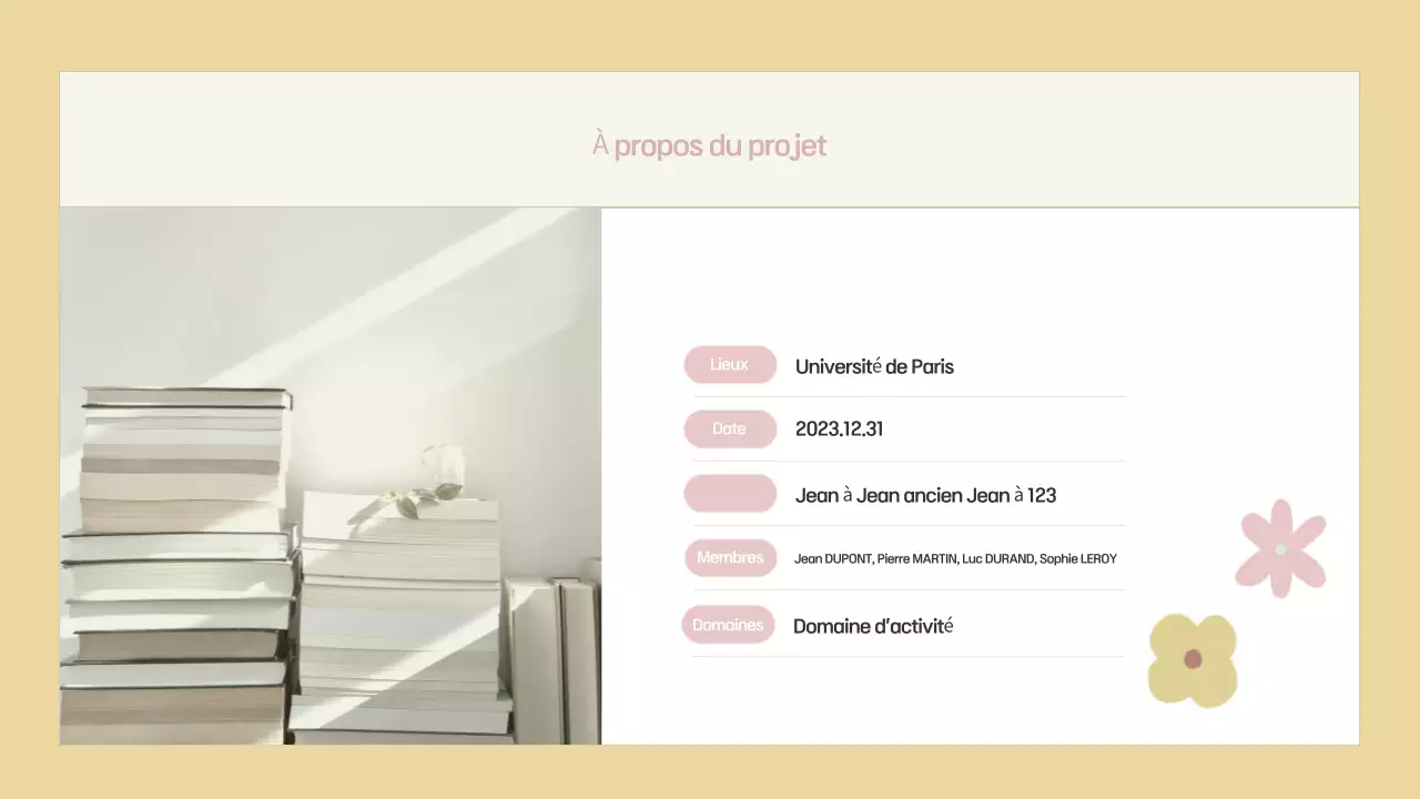 Planifier une proposition de projet beige et simple
