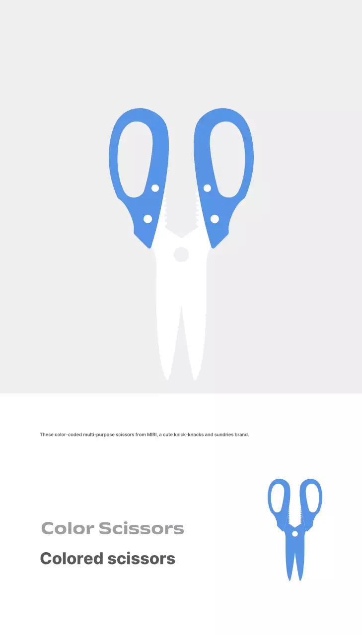 Iklan alat tulis sederhana berwarna abu-abu